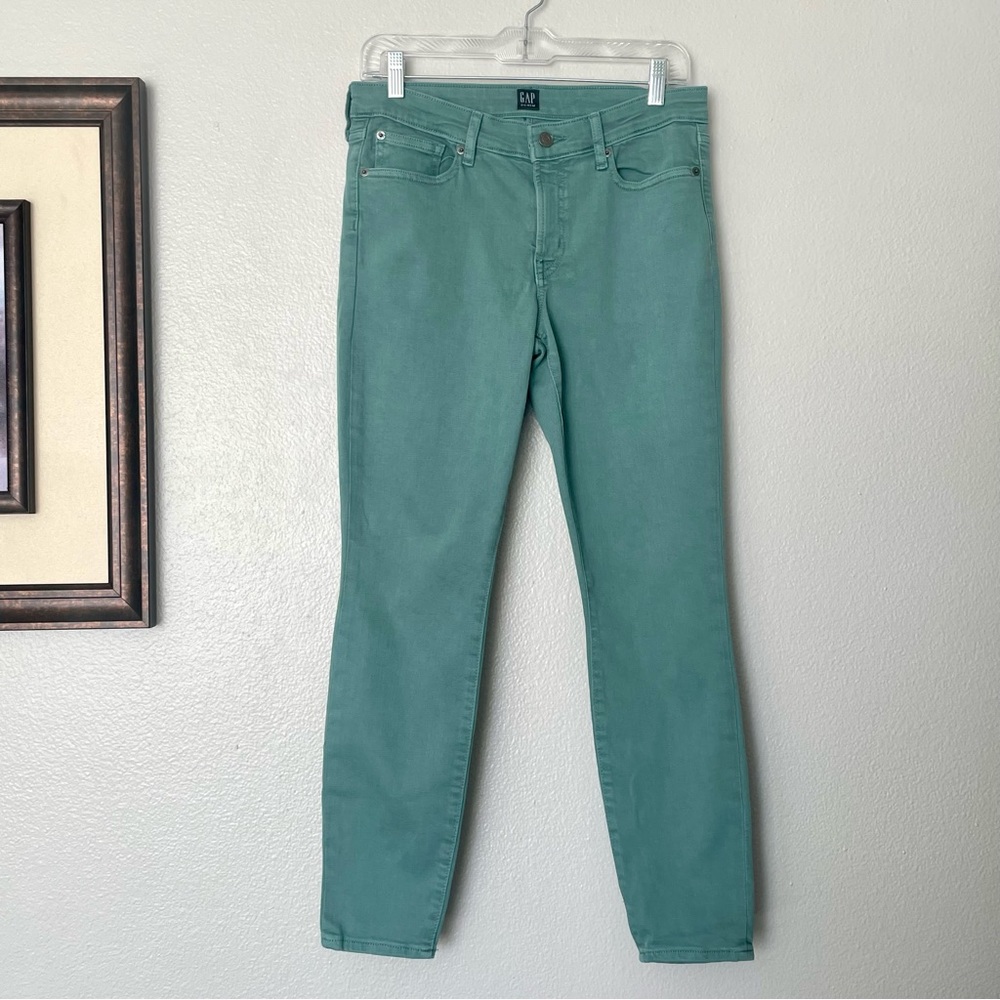 Gap Denim Green Skinny Legging Jeans Size 6/28